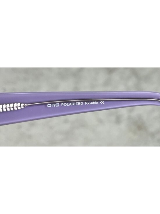 Ono OS011 Tortoise Purple Women’s Oval Round Polarized Sunglasses 57-17-135